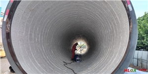 山東東營利津縣火炬保溫項目